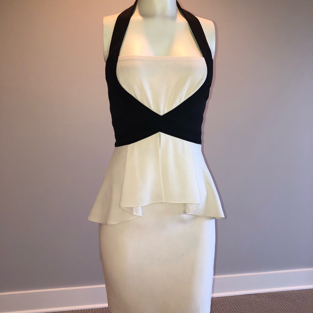 BCBGMaxazria Peplum Dress